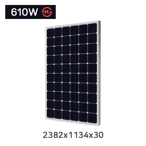 썬셀 610W 태양광패널 단결정