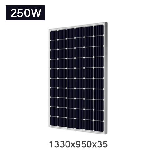 썬셀 250W 태양광패널 단결정