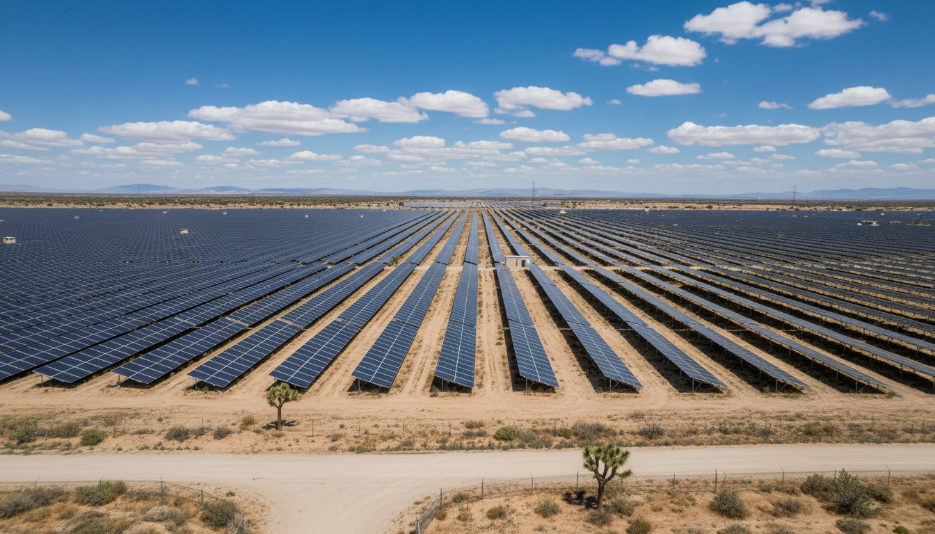 미국 캘리포니아 대규모 태양광 발전소
